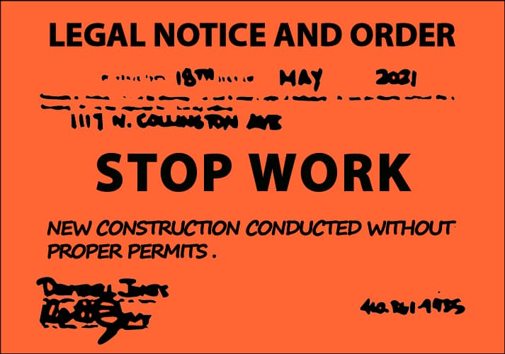 Stop Work Order